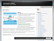 Tablet Screenshot of pliki.info